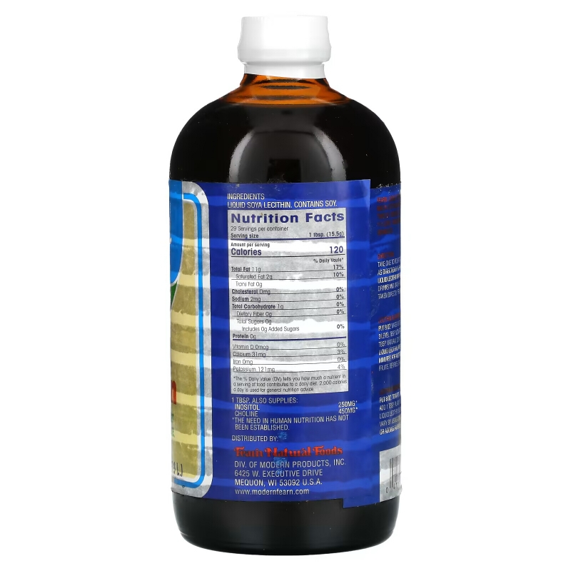 Fearn Natural Foods, Liquid Lecithin, 16 fl oz (473 ml)