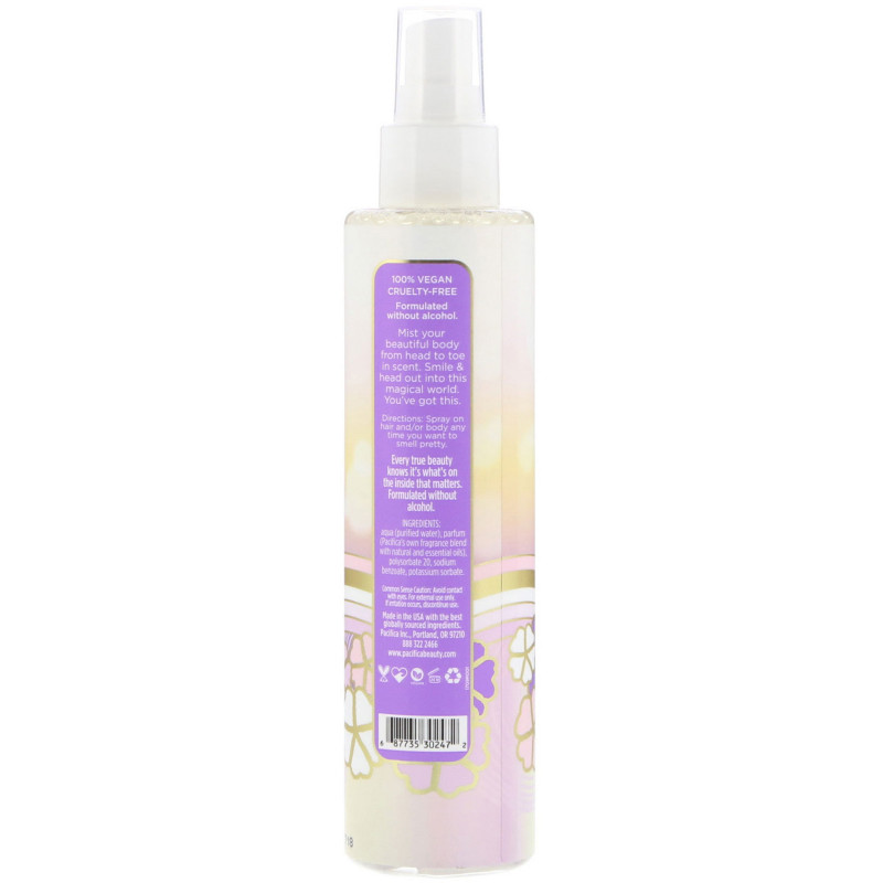 Pacifica, French Lilac Perfumed Hair & Body Mist, 6 fl oz (177 ml)