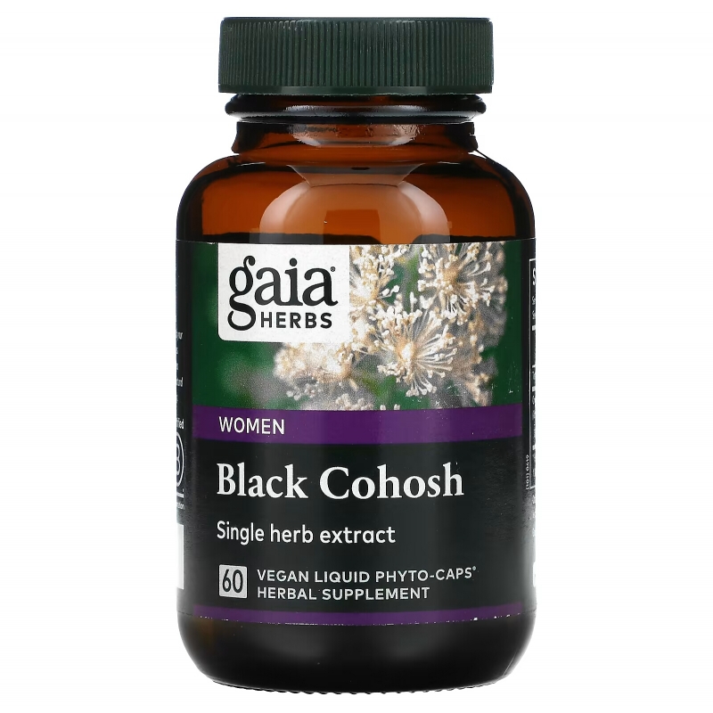 Gaia Herbs, Black Cohosh, 60 Vegan Liquid Phyto-Caps