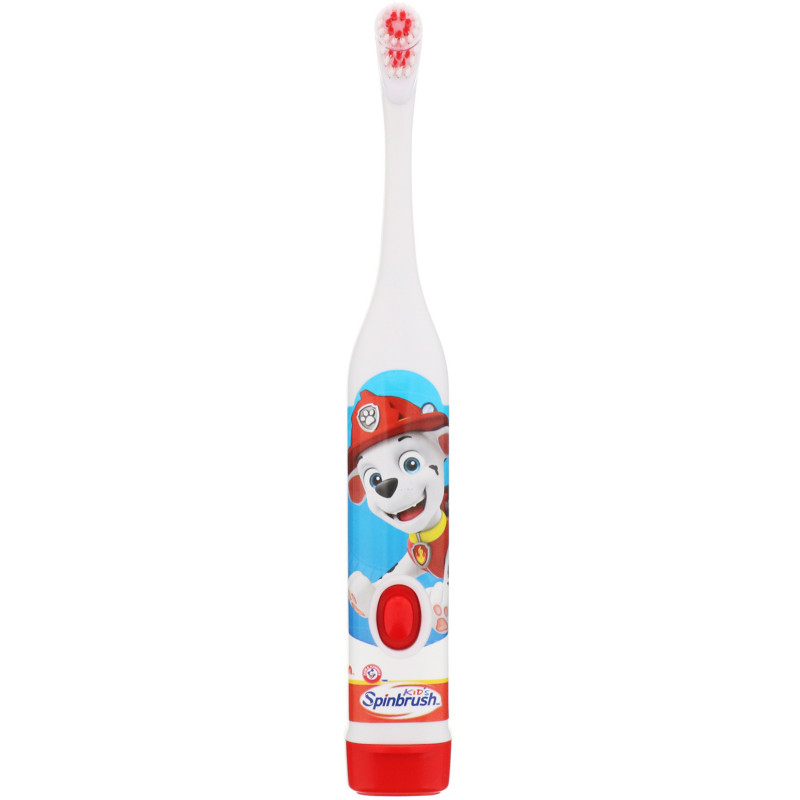 Arm & Hammer, Kid's Spinbrush, Paw Patrol, Soft, 1 Battery Powered Toothbrush