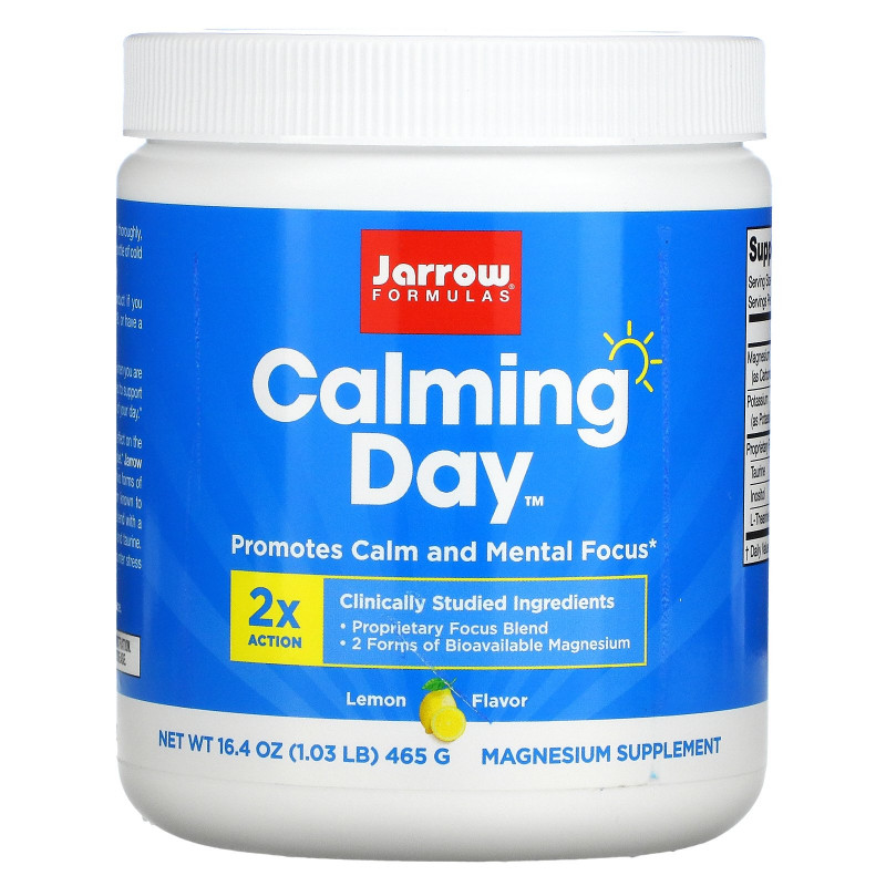 Jarrow Formulas, Calming Day, Lemon, 16.4 oz ( 465 g)