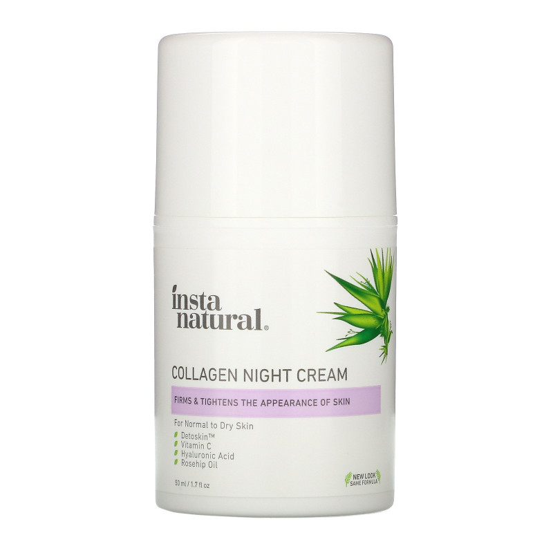 InstaNatural, Collagen Night Cream, 1.7 fl oz (50 ml)