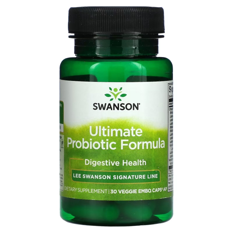 Swanson, Ultimate Probiotic Formula, 30 Veggie Embo Caps Ap