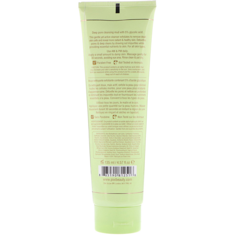 Pixi Beauty, Glow Mud Cleanser, 4.57 fl oz (135 ml)