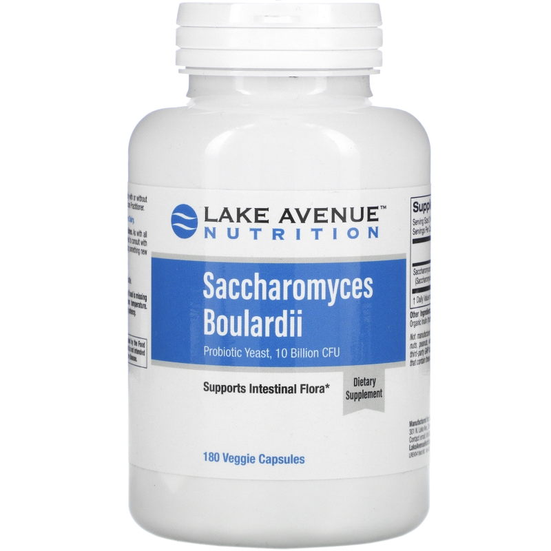 Lake Ave. Nutrition, Saccharomyces Boulardii, 10 Billion CFU, 180 Veggie Capsules